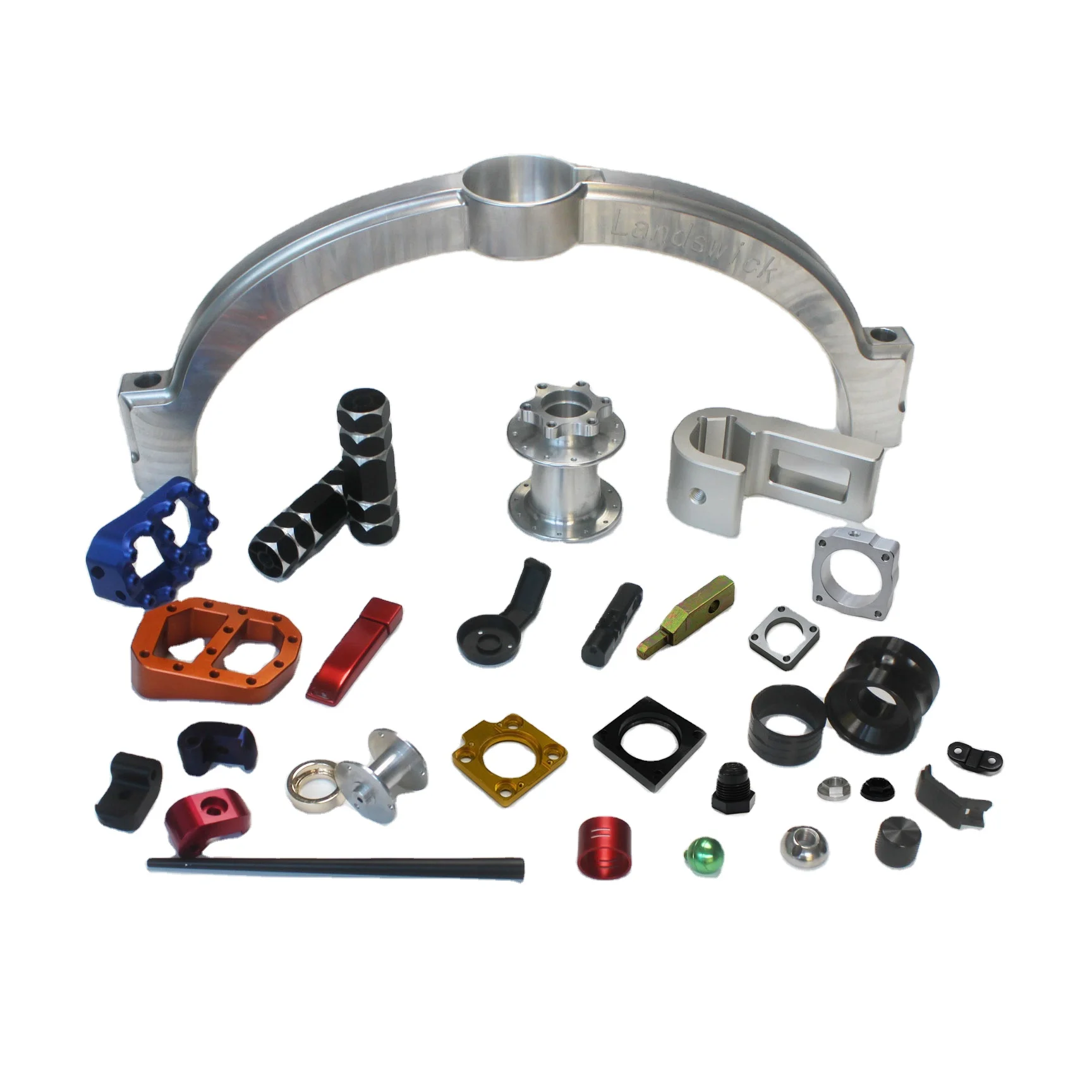 Manufacturing Parts Mini Cnc Mirror Oem Assembly Prototype Rapid Machining Milling Turning Custom Alumum Motorcycle for Metalin