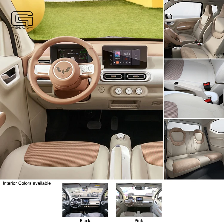 Мини-электромобиль Wuling Hongguang MINIEV 120 км 170 215 яркая литиевая батарея мини-автомобиль