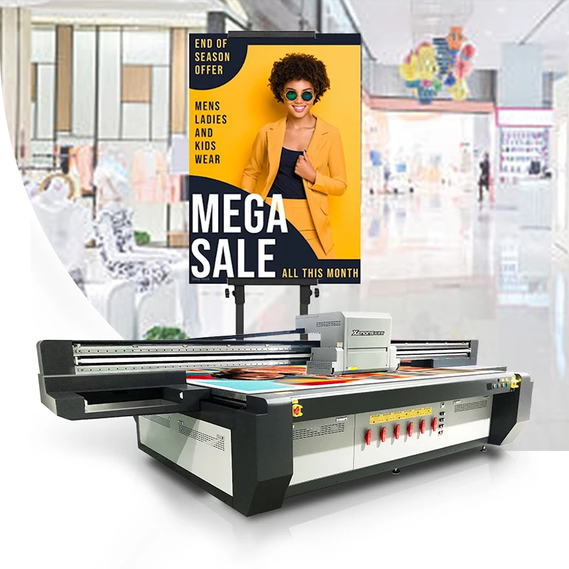 Large Format GEN6 Wood Ceramics Tiles Glass Acrylic UV Flatbed Printer 3220