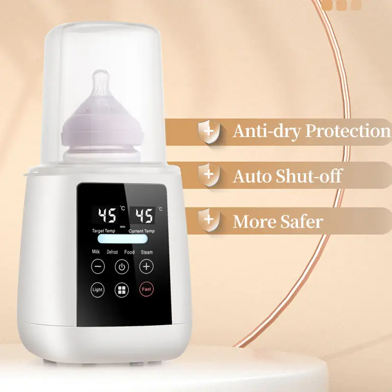 Convenient Use  Smart Portable Food Grade Electric fast heating  Baby Bottle Warmer