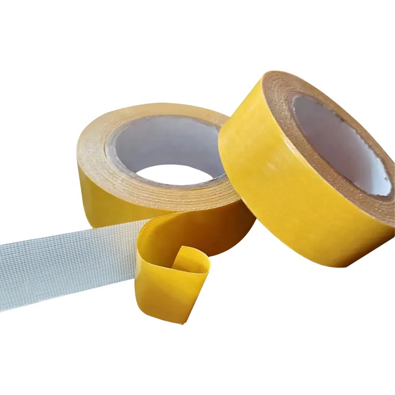 carpet seaming tape,carpet adhesive yellow tape,heavy duty cloth acrylic verlco cotton double sided carpet tape