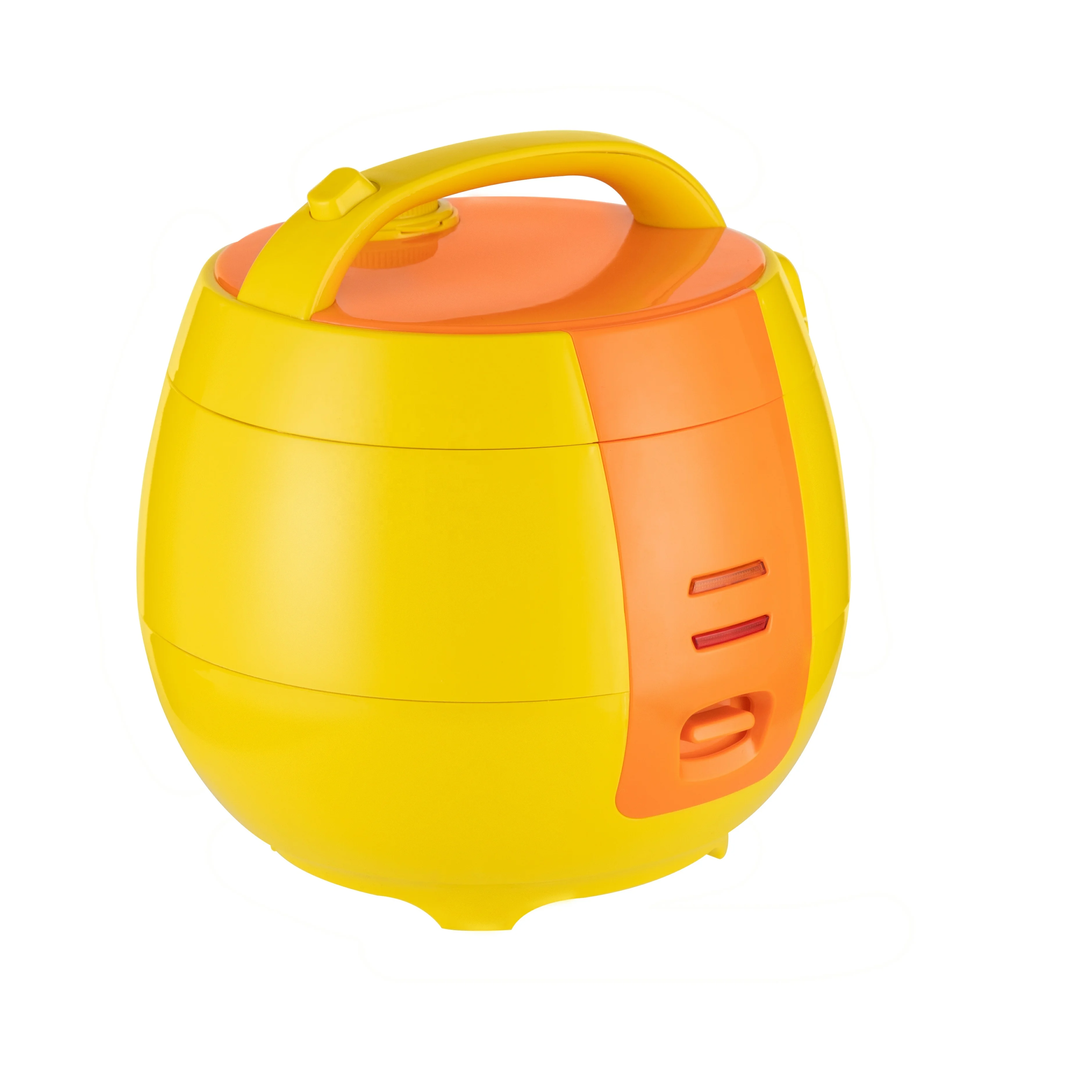 Wholesale 1.2L One-key Control Buttons Spherical Electric Mini Rice Cookers for Household Plastic Cylinder 500W Free Spare Parts