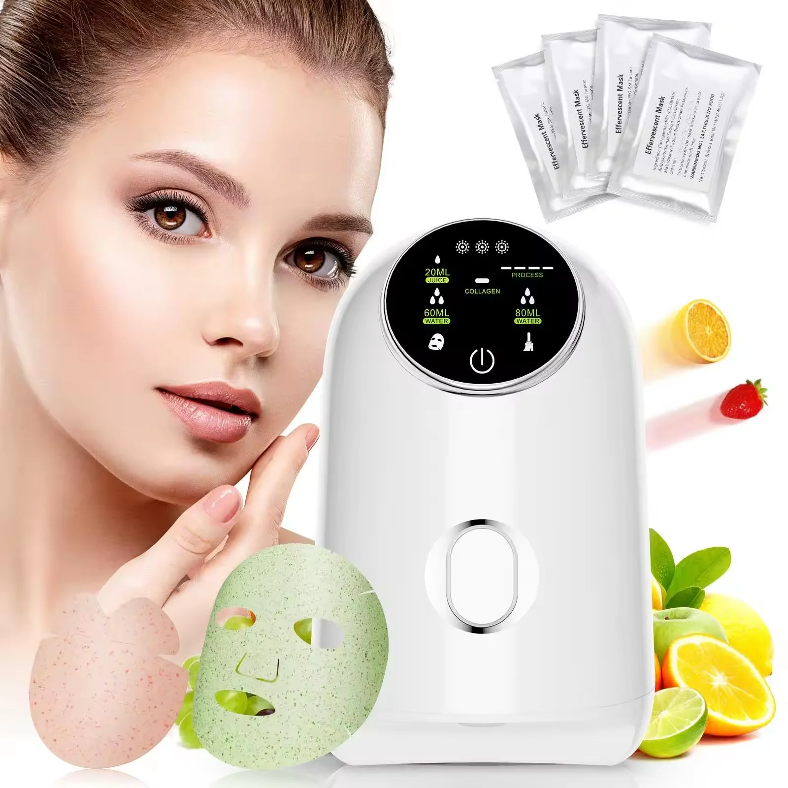 Beauty Equipment Home SPA Use Automatic Smart Facial Mask Maker Machine DIY Face beauty mask Collagen Fruit Mask Machine