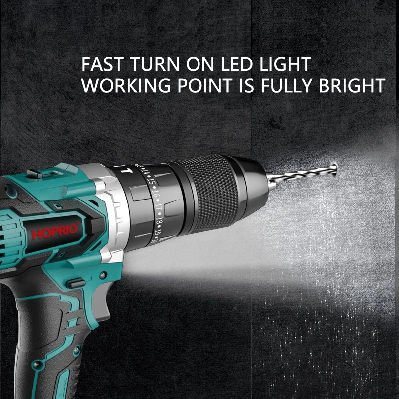 Cordless Impact Hand Drills Power Lithium-Ion Battery Operated Drills Brushless Cordless Power Drill
