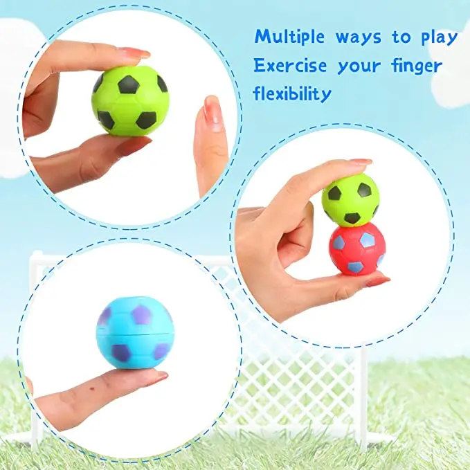 Round Sensory Toy Spinning Finger Football Fingertip 35mm Fidget Gyroscope Rotatable Ball Soccer Hand Pocket Stress Spinner Toy