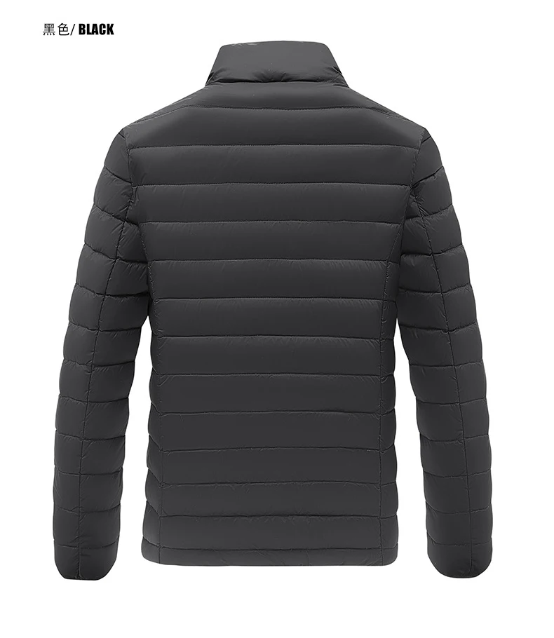 OEM Design Stand collar Solid Mink Coat Ultra Thin and Light Down Filled Winter Jacket