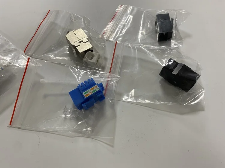 Kecheng горячая Распродажа rj45 cat7 keystone jack utp