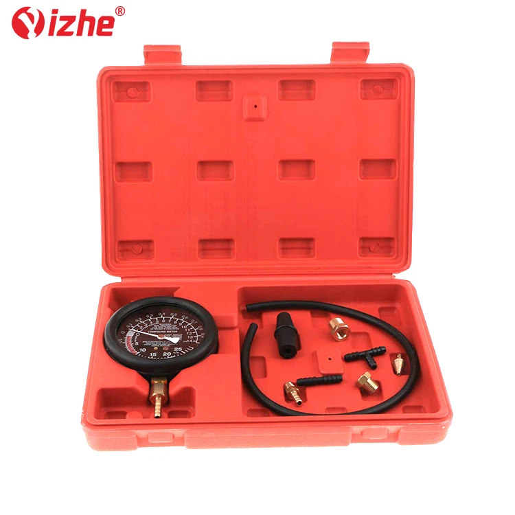 YIZHE Hot sale factory direct  Car Vacuum Fuel Pump Gas Pressure Tester Diagnostic Gauge Tool diesel compression tester kit