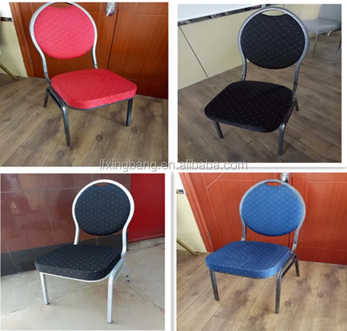 
Cheap Stacking hotel restaurant used price steel banquet chair 