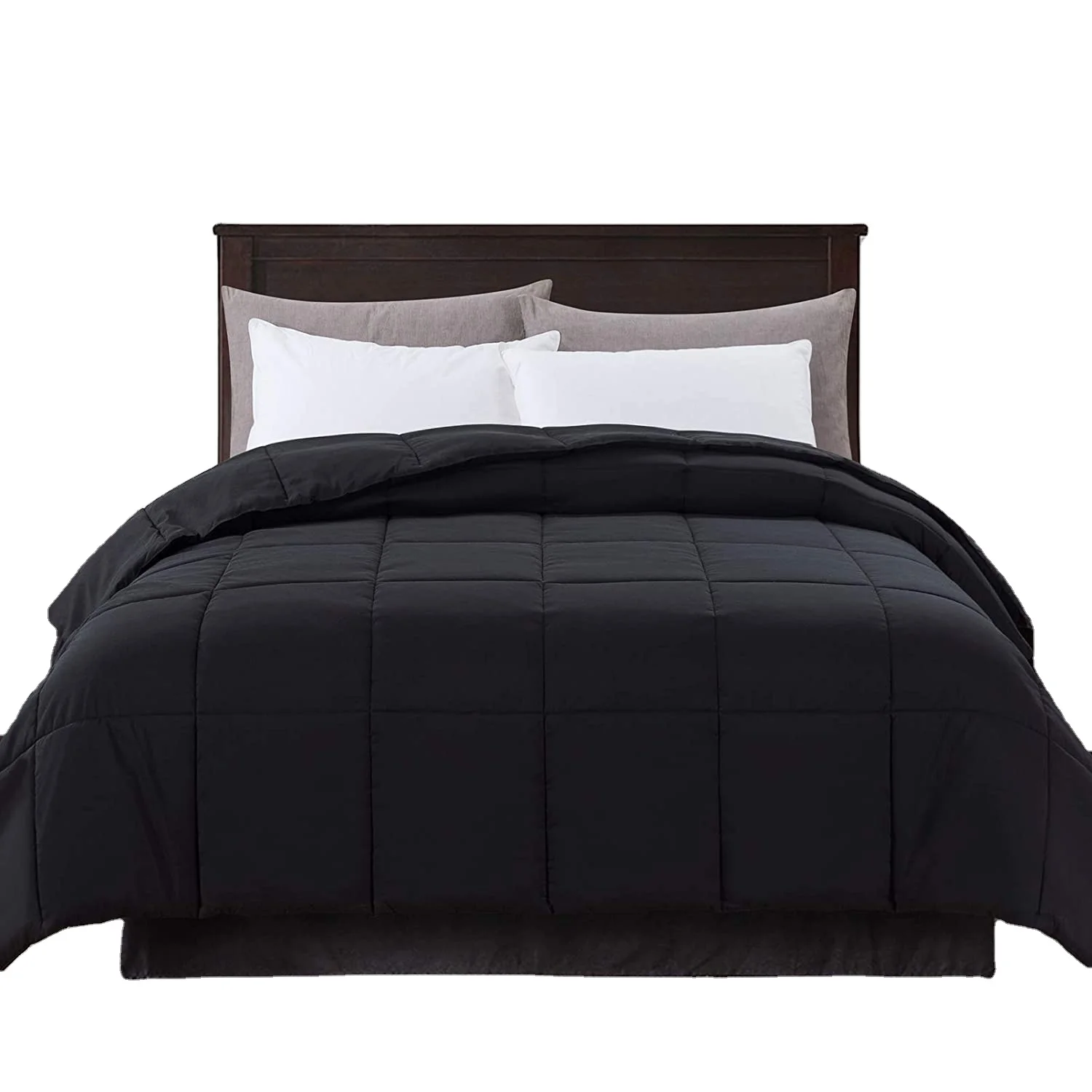 
Professional Manufacturer Supplys All Season Black Lightweight Duvet Insert Down Alternative Quilted Comforter 