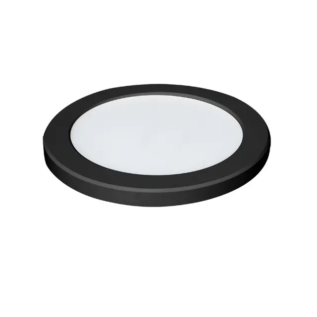 CCT Black LED Recessed Ceiling Light Panel 6w 12w 18w 24w Hole Size Adjustable