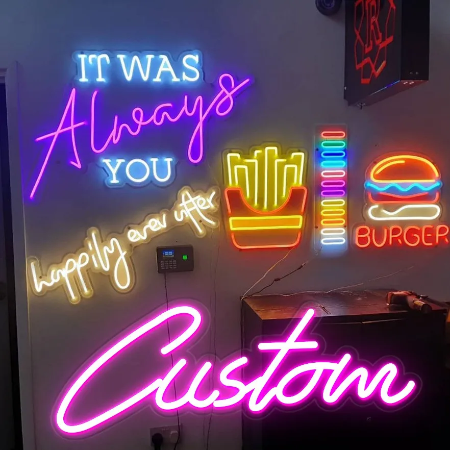 DIY neon sign Popular Led Advertising Custom Neon Light Signs Custom Neon Sign For Wedding Bar Party Decoration
