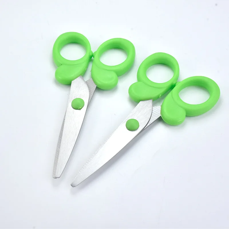 High Quality Custom Cute Shape Student DIY Scissors for School and Office