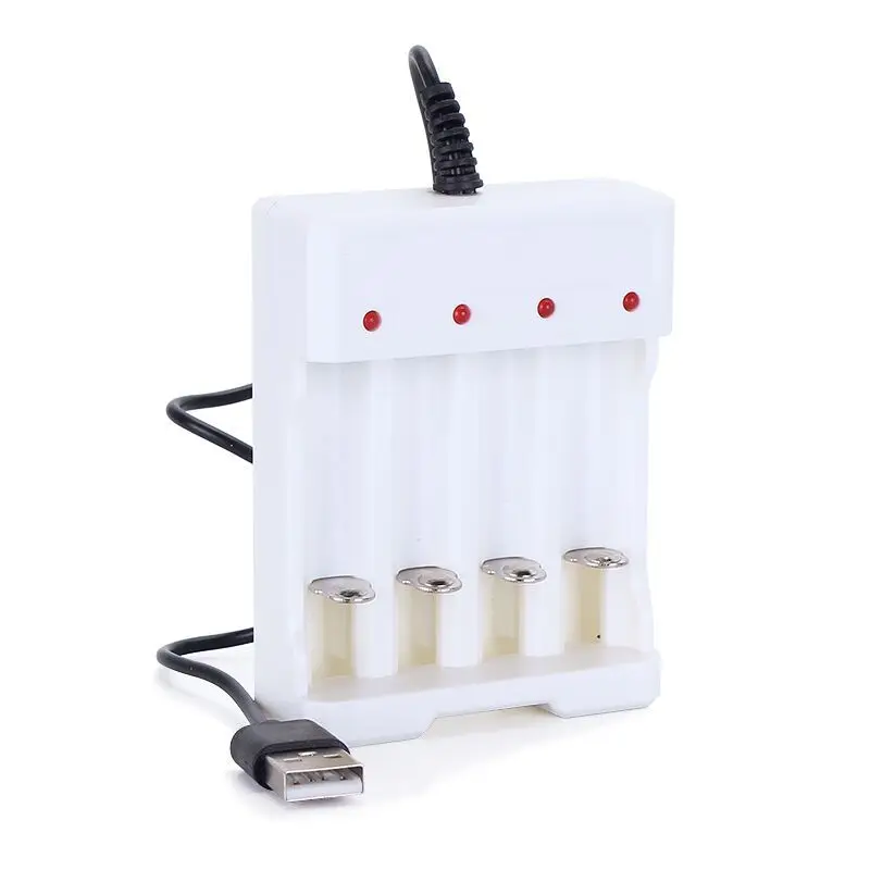 
USB LED non-intelligent fast charger, single charge, suitable for 1.2V AA / AAA Ni-MH/Ni-Cd rechargeable batteries 