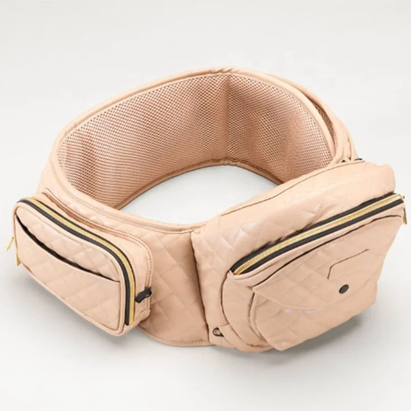 Luxury Quality Leather Baby Carrier Hip Seat Waist Stool Front and Back