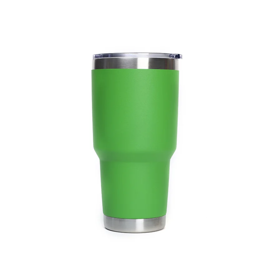 
factory direct sale powder coated 30oz vacuum insulated stainless steel Magnetic tumbler lid tumbler with Magnetic slider lid 