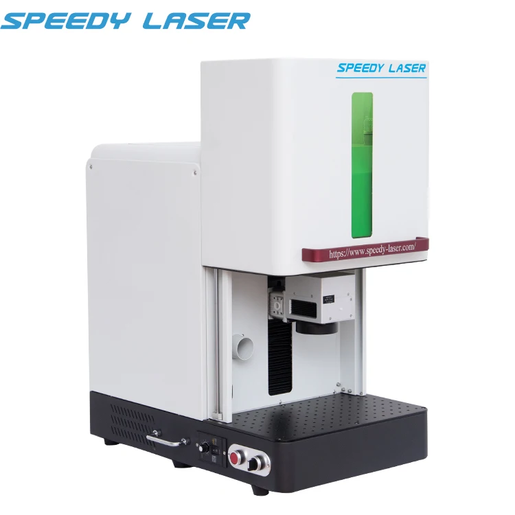 Europe Germany USA Export small safety cover JPT mopa metal fiber laser marking machine 20W 30W 60W 100W fiber laser marker