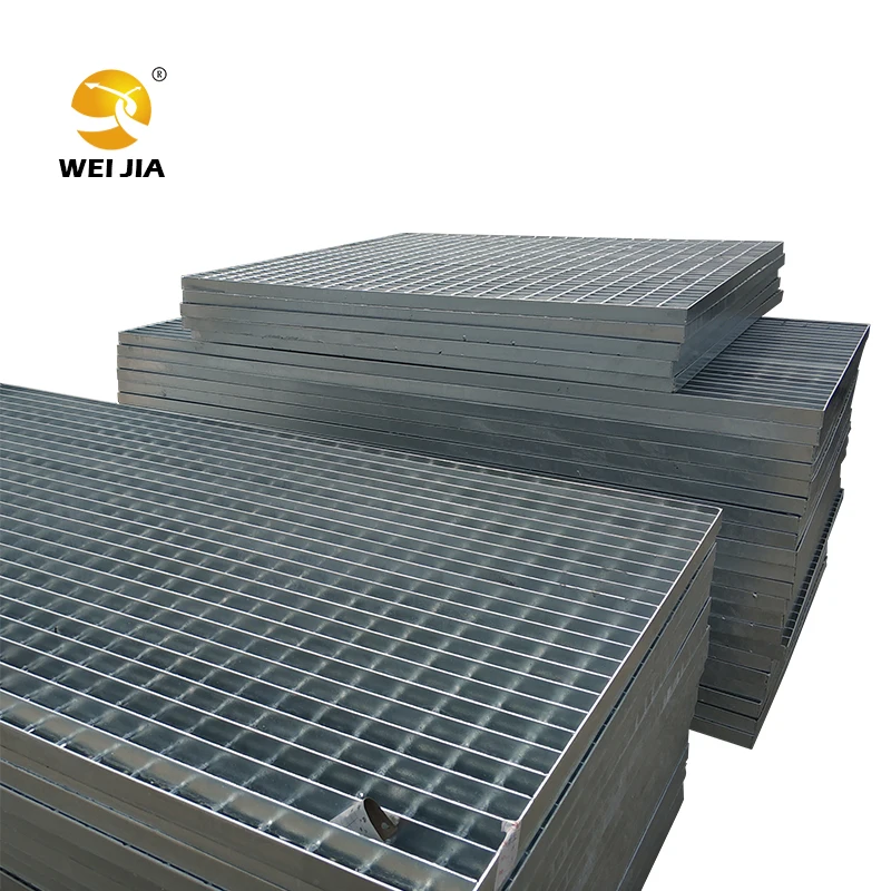 Factory direct price stainless steel floor grated metal serrated drainage covers steel grid mesh grating, cast iron grate
