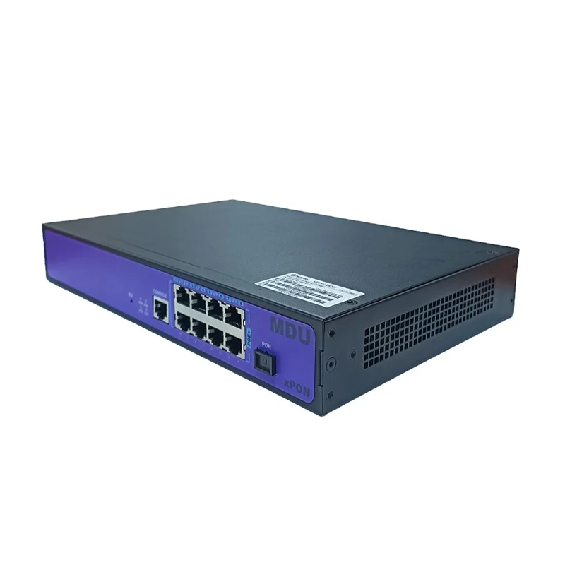 8 Ports GEPON ONU MDU POE Fiber Optic Network Equipment 8*10/100/1000Mbps PON Ports FTTH XPON ONU