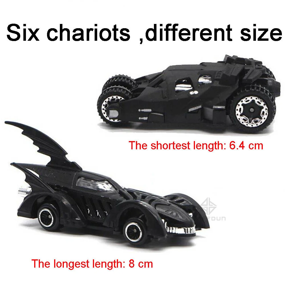 2023 New 1:64 Batmobile Car Chariot Alloy Diecast Scale Metal Collection Cars Model