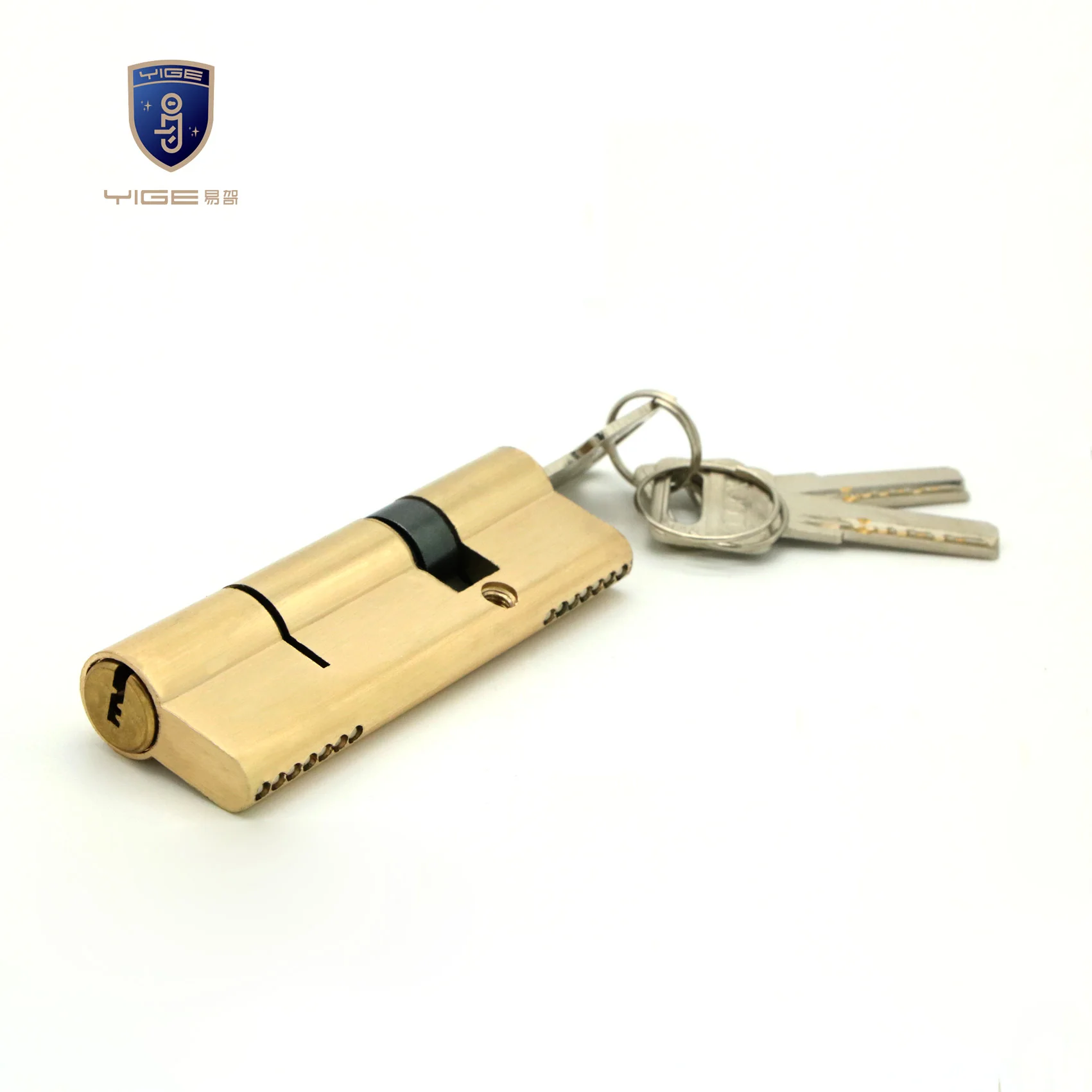 YiGe 90mm zinc alloy door lock cylinder Anti-theft tun lock cylinders construction hardware door lock manufacturer