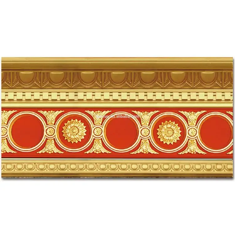 Banruo New Design High Quality Decoration Moulding Custom Ps Plastic Crown Molding For Interior Decoration