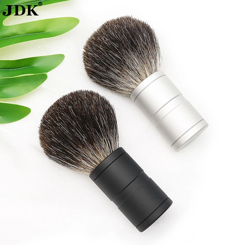 JDK Factory Price Premium Mesh Aluminum Handle Wet Shave Badger Hair Shaving Brush