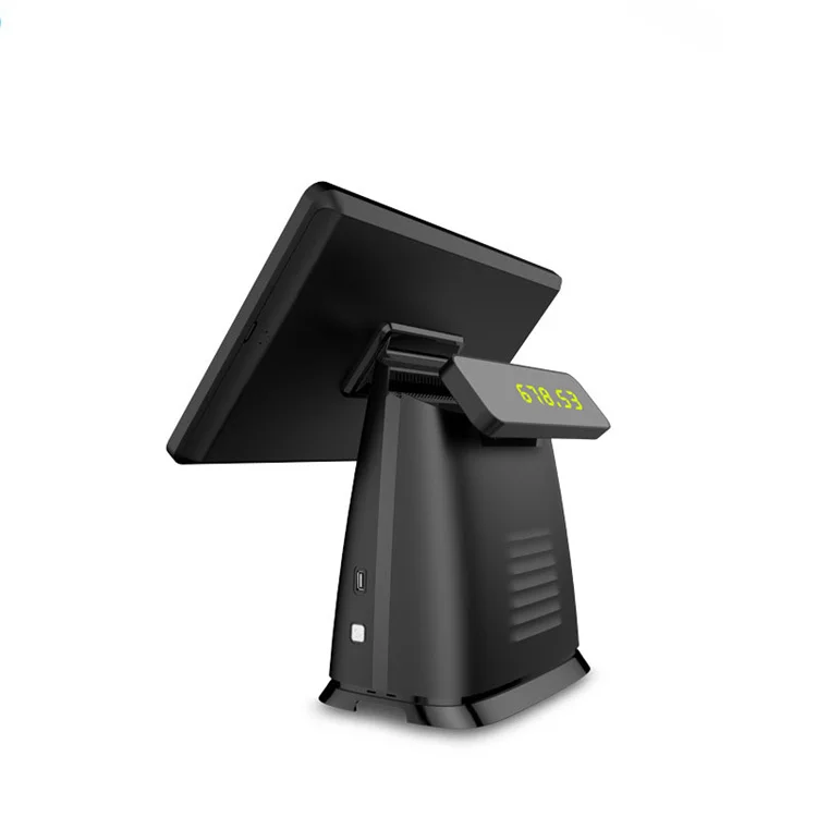 15.6 inch Android Windows nfc pos machine all in one pos terminal pos system supermarket  With thermal Printer QR Code Scanner