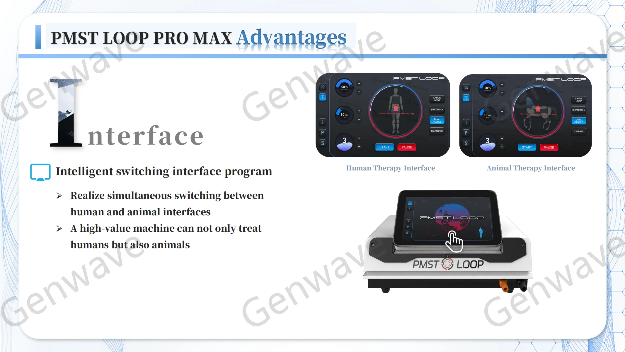 MED Therapy Pulse Physio Magneto Pain Remove PMST LOOP PRO MAX  Equine LOOP PEMF Machines Magnetic Body Massage Mat Therapy