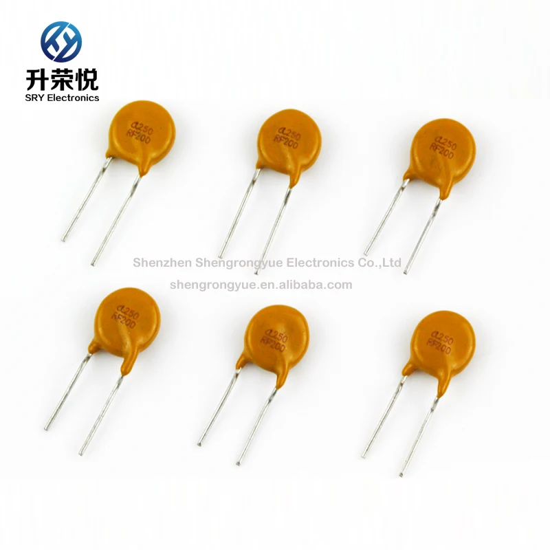 JDTFUSE PPTC сбрасываемый предохранитель A250-200 DIP Предохранитель 200mA 0.2A 250V