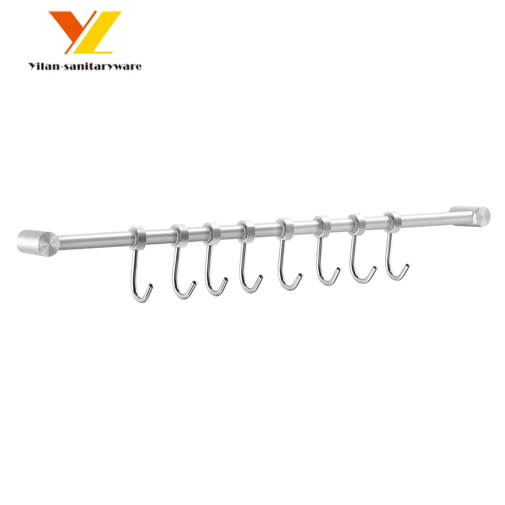 Bathroom Clothes Hanger Stainless Steel Towel Rail Over Door Towel Rack