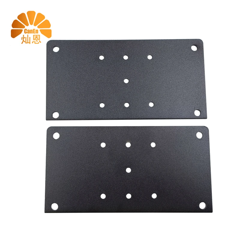 Sheet Metal Fabrication Post Anchor Base Steel Plate for Deck Railing Wood Fence Bracket Wood Connector Metal Deck Railing Plate