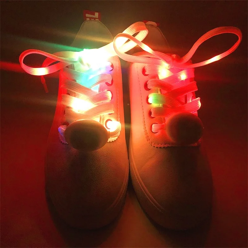 Direct Sales The Dark Luminous Light Unique Shoelace Wholesale Led Shoelaces