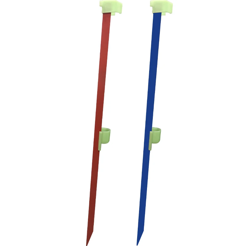 Hot Sale Fishing Aluminium Rod Rack With Green Glow Plastic Parts Offshore Fishing Accessories