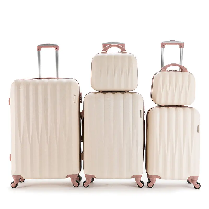 13/15/20/24/28 Travel ABS Luggage Bags Trolley Luggage Hard Shell Suitcase Sets For Travelling