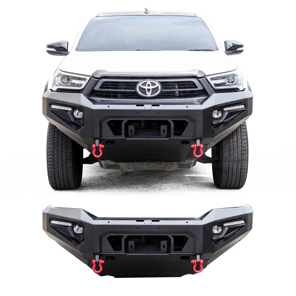 Lamax OEM High quality Scar bumper protector Steel Bumper Bar Car Bumpers Auto Body Systems for Hilux Revo 2021