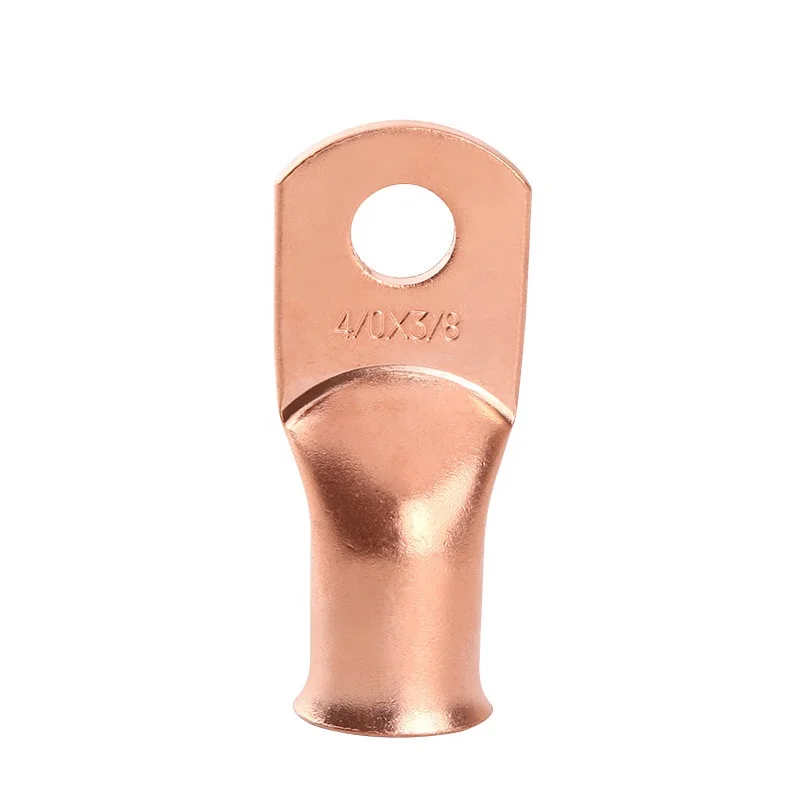 American standard AWG copper tube wiring terminals cold pressed terminals battery wiring copper nose copper connection