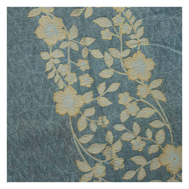 chenille jacquard bedroom valance curtain european solid blackout curtain