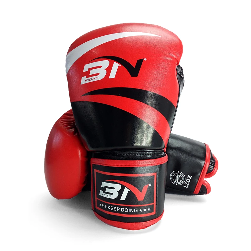 BN Boxing Gloves Kickboxing Saprring Muay Thai Boxeo Fight Mitts