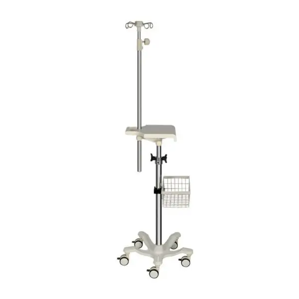 metal good quality IV pole stand with castor