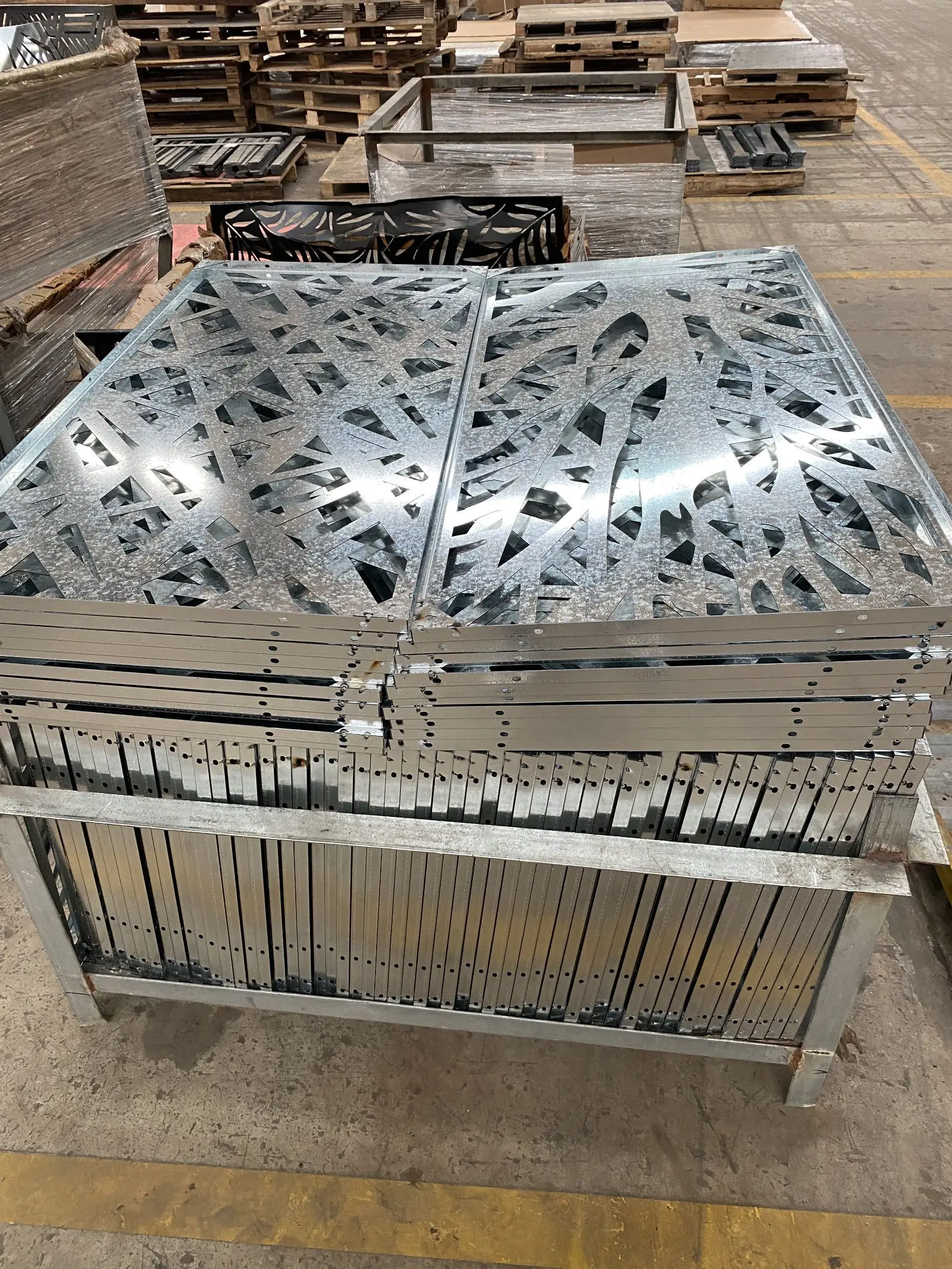 gold divider hand-painted wooden screen room divider indoor metal screen