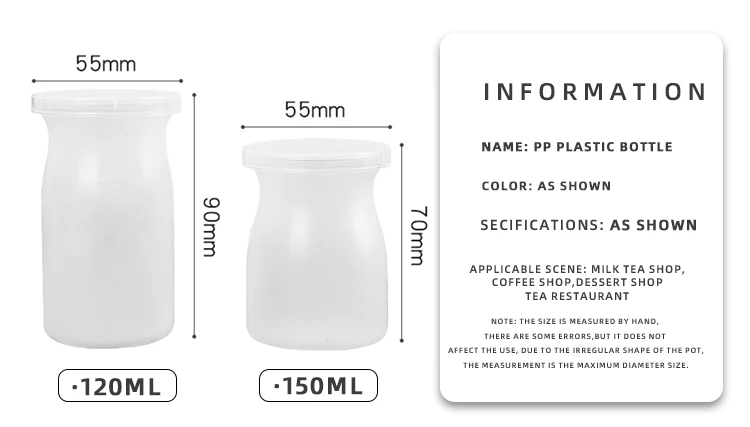 Factory wholesale custom printed plastic cup pudding cup PET for cold drink milk PET cup with lid eco friendly
