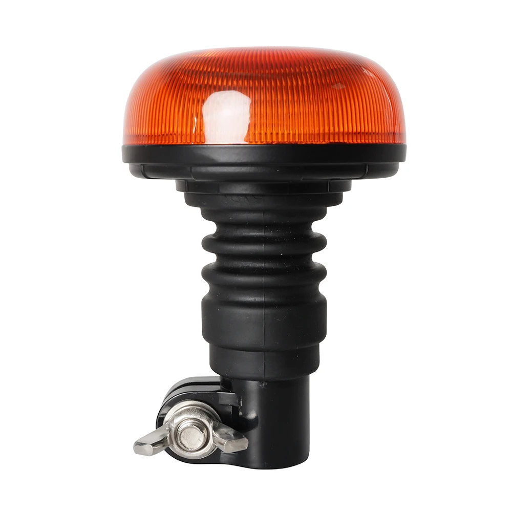 E Mark ECE SAE LED Warning Flash Beacon Lights Pipe mount 16W 18pcs chip Warning Safety Flash Beacon Lights For Forklift Truck