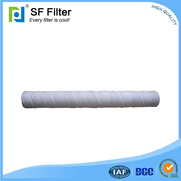 Cheap Price Cartridges Water Filters PP Yarn String Wound Filters Cartridges For Pre-filtration