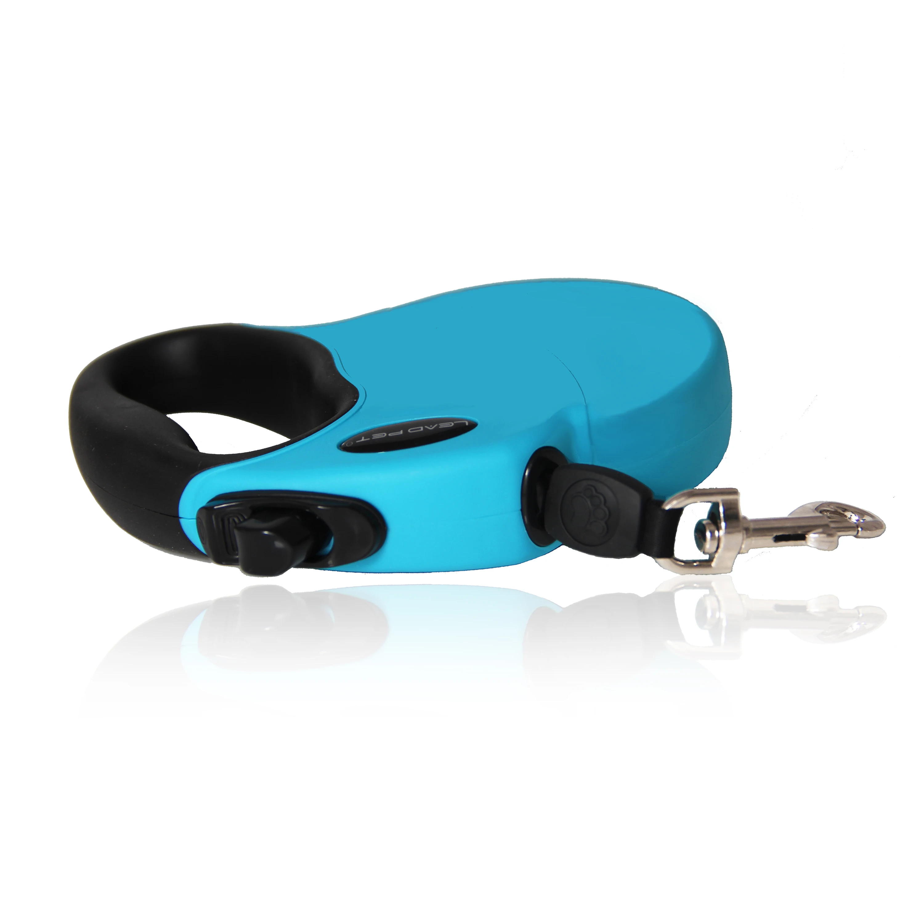 LEAD PET Retractable Dog Leash With Anti-Slip Handle 16 ft Strong Nylon Reflective Tape One Handed Brake Free Movement