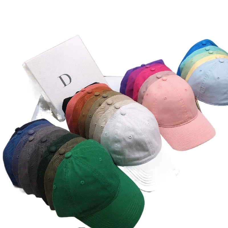 High Quality Washed Cotton Soft Top Cap Baseball Cap