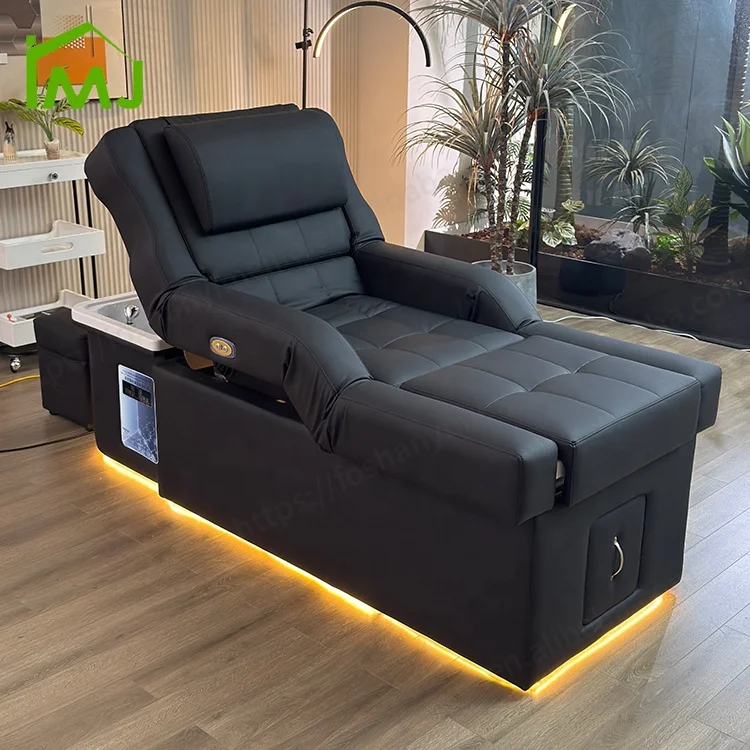 Factory custom salon head spa hair washing bed Pedicure massage Foot Spa Shampoo chair
