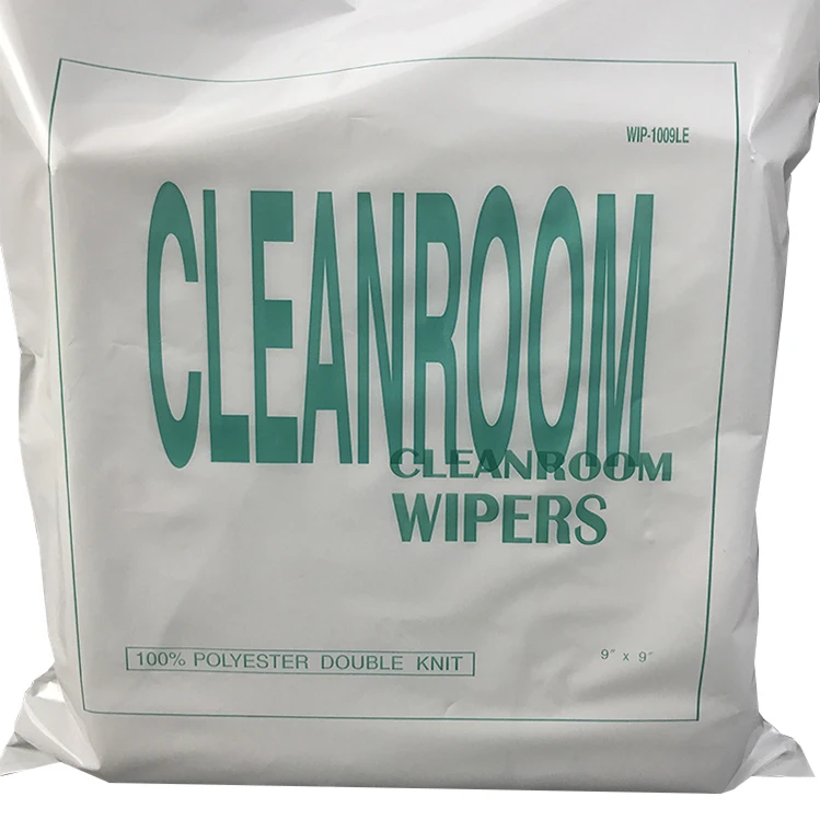 
100% Polyester Wiper Factory-Selling High Quality Disposable Industrial Cleaning Use Lint Free 1009 Wiper Cleanroom 