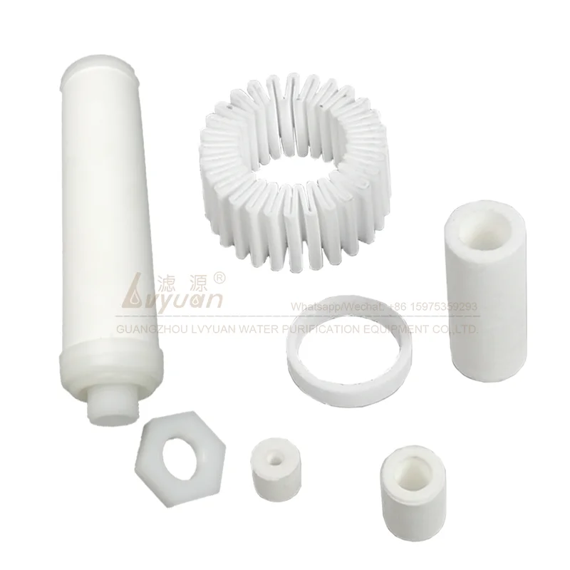 Factory supply micro porous plastic filter tube PTFE PE PA PP sintered filter 5 micron oil filter for engine oil treatment