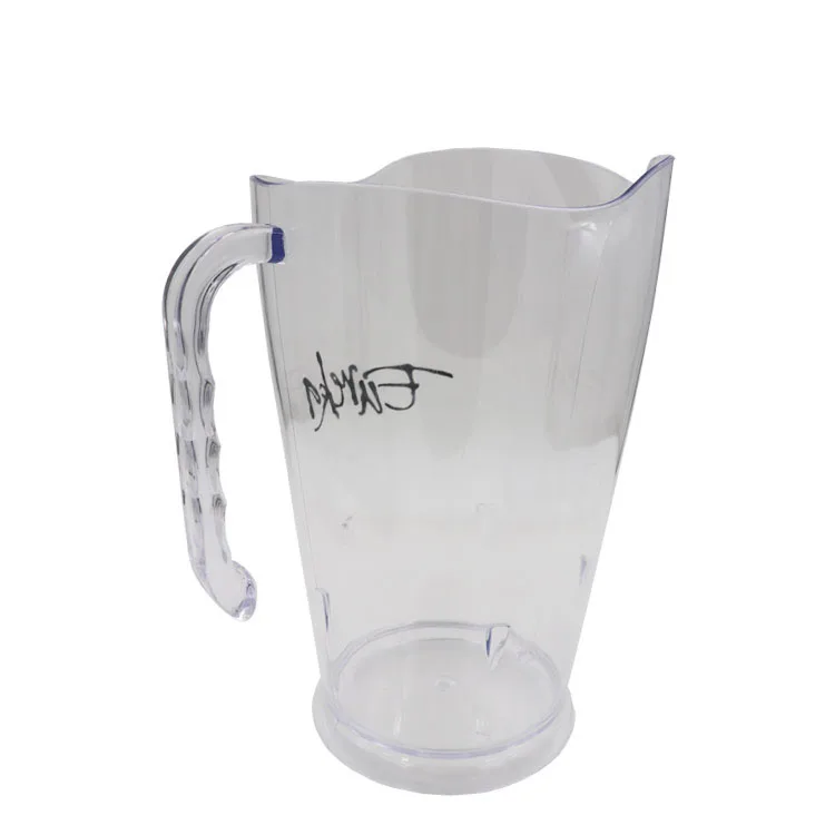 Custom logo 60oz stackable plastic pitchers promotional cooler plastic beer water plastic jug